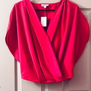 Mittoshop Vibrant Red Blouse